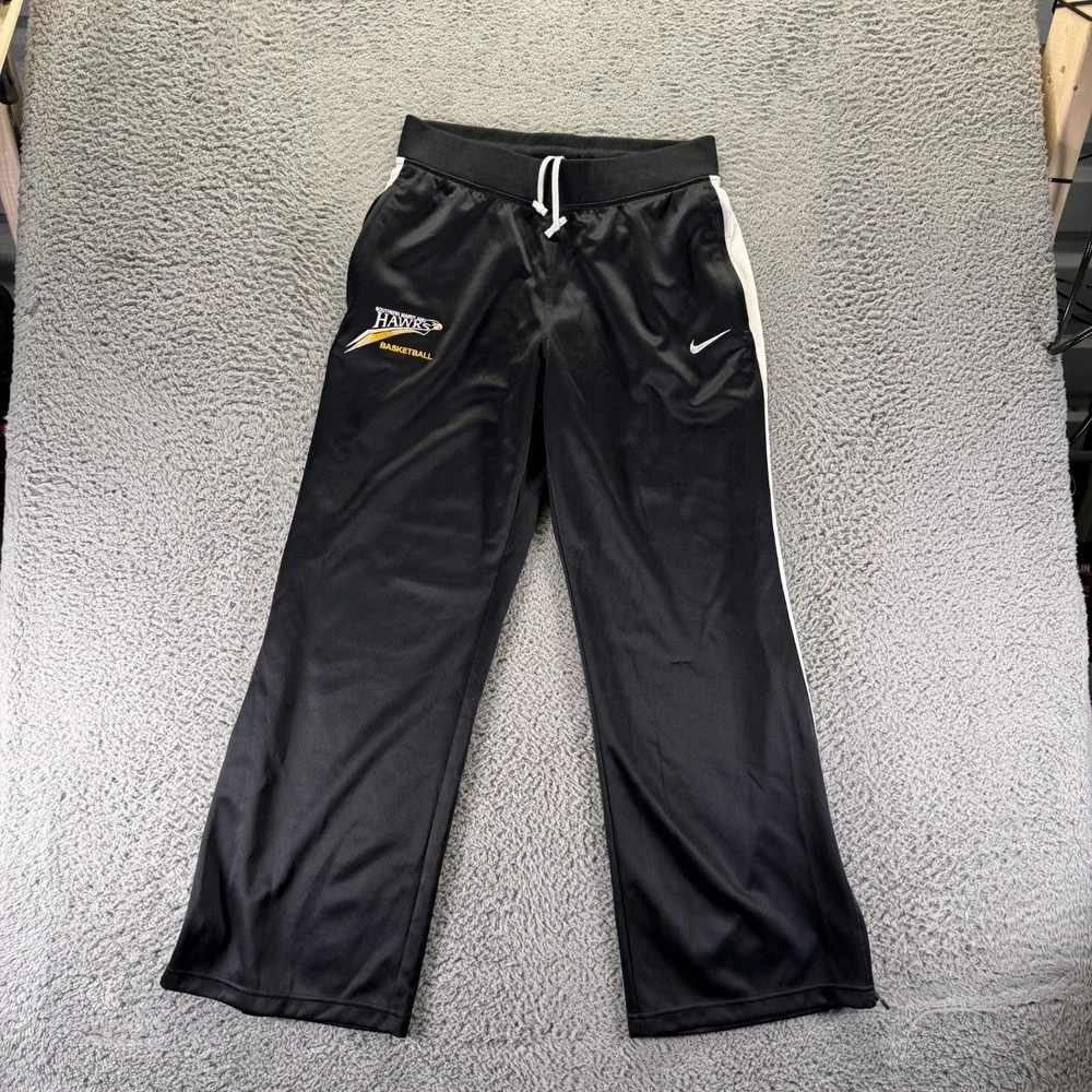 Nike Dri-Fit Pant Men M Black Polyester Track Southern Maryland Hawks Basketball